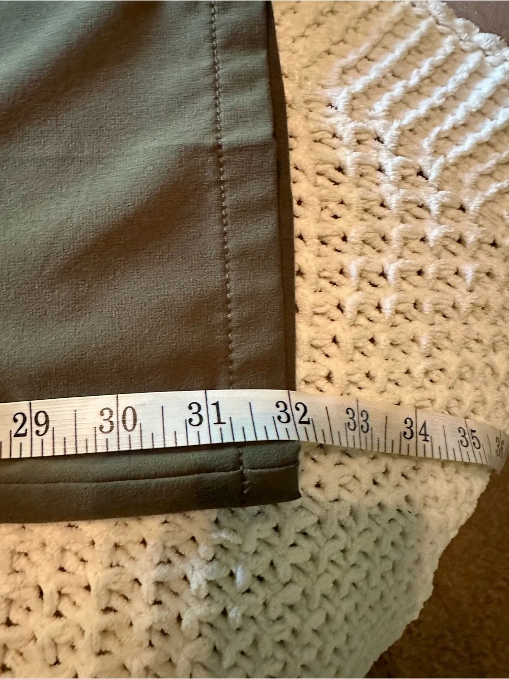 Men’s Magellan Moisture Wicking Classic Fit Pants; Olive Green; Size 34W
